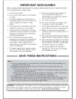 Preview for 3 page of Sanyo ECJ-E35S Instruction Manual