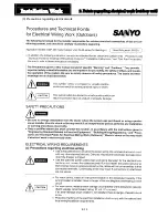 Предварительный просмотр 50 страницы Sanyo ECO G SGP-EGW190M2G2W Technical Data Manual