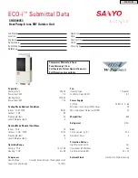 Preview for 1 page of Sanyo ECO-i CHDX09053 Datasheet