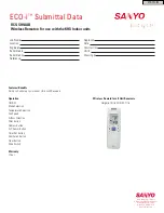 Preview for 1 page of Sanyo ECO-i RCS-SH1AAB Datasheet