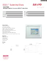 Preview for 1 page of Sanyo ECO-i SHA-KT256BA Datasheet