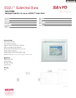 Предварительный просмотр 1 страницы Sanyo ECO-i SHA-KT256BA Datasheet