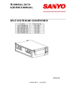 Предварительный просмотр 1 страницы Sanyo ECO-i SPW-UMR124EXH56 Technical Data & Service Manual