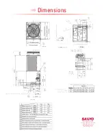 Предварительный просмотр 2 страницы Sanyo ECO-i WCHDZ20053 Submittal Data