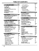 Preview for 4 page of Sanyo EF10NZ - SXGA LCD Projector Owner'S Manual