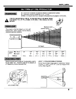 Preview for 7 page of Sanyo EF10NZ - SXGA LCD Projector Owner'S Manual