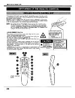 Preview for 24 page of Sanyo EF10NZ - SXGA LCD Projector Owner'S Manual