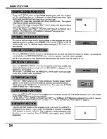 Preview for 34 page of Sanyo EF10NZ - SXGA LCD Projector Owner'S Manual