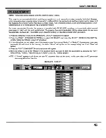 Preview for 45 page of Sanyo EF10NZ - SXGA LCD Projector Owner'S Manual