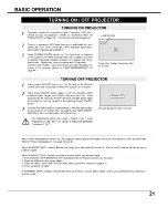 Preview for 21 page of Sanyo EF30NL - SXGA LCD Projector Owner'S Manual