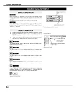 Preview for 24 page of Sanyo EF30NL - SXGA LCD Projector Owner'S Manual