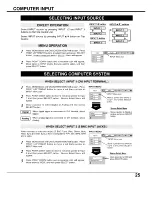 Preview for 25 page of Sanyo EF30NL - SXGA LCD Projector Owner'S Manual