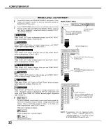 Preview for 32 page of Sanyo EF30NL - SXGA LCD Projector Owner'S Manual