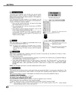 Preview for 40 page of Sanyo EF30NL - SXGA LCD Projector Owner'S Manual