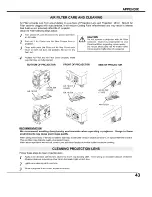 Preview for 43 page of Sanyo EF30NL - SXGA LCD Projector Owner'S Manual