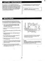 Предварительный просмотр 4 страницы Sanyo EM-607T Instruction Manual And Cooking Manual