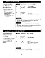 Preview for 9 page of Sanyo EM-607T Instruction Manual And Cooking Manual