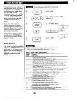 Предварительный просмотр 12 страницы Sanyo EM-607T Instruction Manual And Cooking Manual