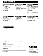 Предварительный просмотр 26 страницы Sanyo EM-607T Instruction Manual And Cooking Manual