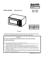 Sanyo EM-C1100SD Service Manual preview