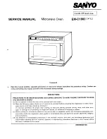 Preview for 1 page of Sanyo EM-C1800 Service Manual