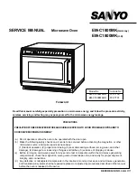 Preview for 1 page of Sanyo EM-C1800MK Service Manual