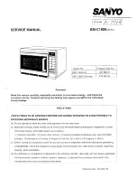 Preview for 1 page of Sanyo EM-C1850 Service Manual