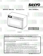 Preview for 1 page of Sanyo EM-C1900M Service Manual