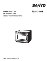 Sanyo EM-C1901 Operating Instructions Manual preview