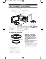 Предварительный просмотр 8 страницы Sanyo EM-C6786V - Microwave Oven With Convection Instruction Manual And Cooking Manual