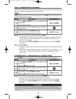 Предварительный просмотр 20 страницы Sanyo EM-C6786V - Microwave Oven With Convection Instruction Manual And Cooking Manual