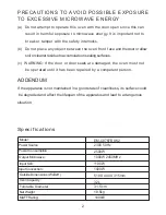 Preview for 3 page of Sanyo EM-C8787B UK2 Instruction Manual