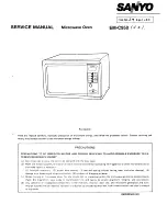 Sanyo EM-C950 Service Manual предпросмотр