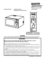 Предварительный просмотр 1 страницы Sanyo EM-D9552NECO Service Manual