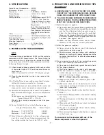 Предварительный просмотр 4 страницы Sanyo EM-F1010MB Service Manual