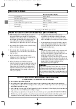 Preview for 4 page of Sanyo EM-FL10N Instruction Manual