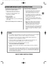 Preview for 5 page of Sanyo EM-FL10N Instruction Manual