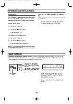 Предварительный просмотр 11 страницы Sanyo EM-FL10N Instruction Manual