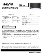 Sanyo EM-FL50N Service Manual preview