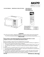 Sanyo EM-G430 Service Manual preview