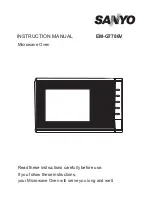 Предварительный просмотр 1 страницы Sanyo EM-G7786V Instruction Manual