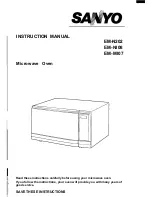 Sanyo EM-MI07 Instruction Manual предпросмотр