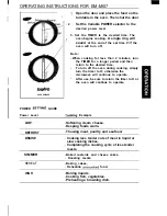 Preview for 19 page of Sanyo EM-MI07 Instruction Manual