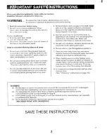 Предварительный просмотр 3 страницы Sanyo EM-N102 Instruction Manual