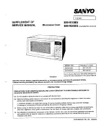 Sanyo EM-N108S Service Manual предпросмотр