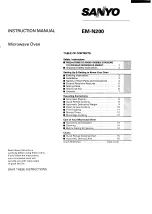 Preview for 1 page of Sanyo EM-N200 Instruction Manual