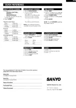 Предварительный просмотр 18 страницы Sanyo EM-N200 Instruction Manual