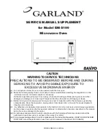 Предварительный просмотр 1 страницы Sanyo EM-S100 Service Manual Supplement