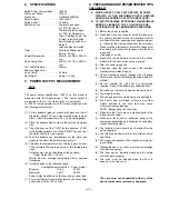 Предварительный просмотр 4 страницы Sanyo EM-S100 Service Manual Supplement