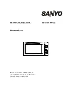 Предварительный просмотр 1 страницы Sanyo EM-S105AS Instruction Manual